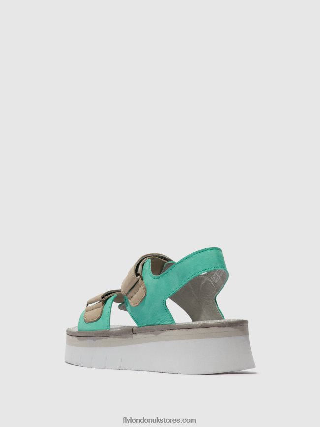 Sling-Back Sandals CORI377 Women Fly London 4V24RT578 MYNT/CLOUD