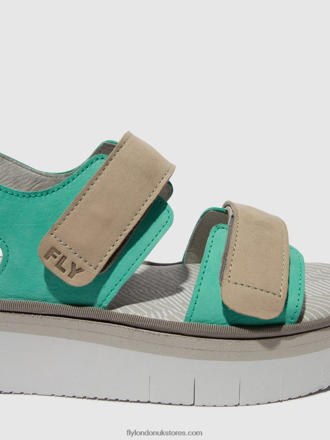 Sling-Back Sandals CORI377 Women Fly London 4V24RT578 MYNT/CLOUD