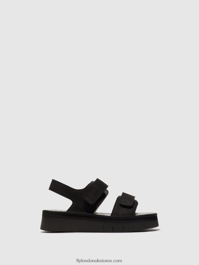 Sling-Back Sandals CORI377 Women Fly London 4V24RT579 BLACK