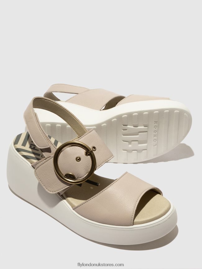 Sling-Back Sandals DIGO939 Women Fly London 4V24RT460 CLOUD