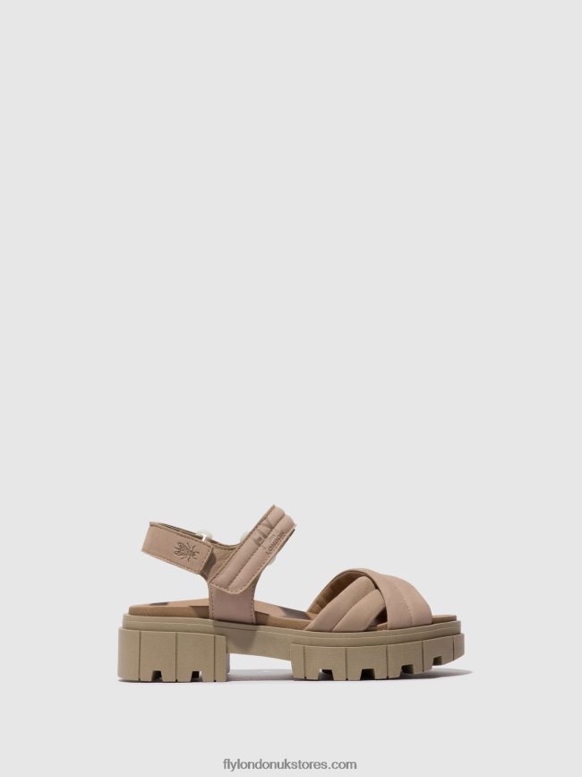 Sling-Back Sandals JADA854 Women Fly London 4V24RT545 CONCRETE