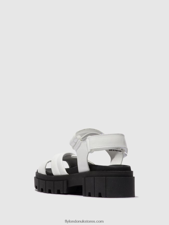 Sling-Back Sandals JADA854 Women Fly London 4V24RT547 WHITE
