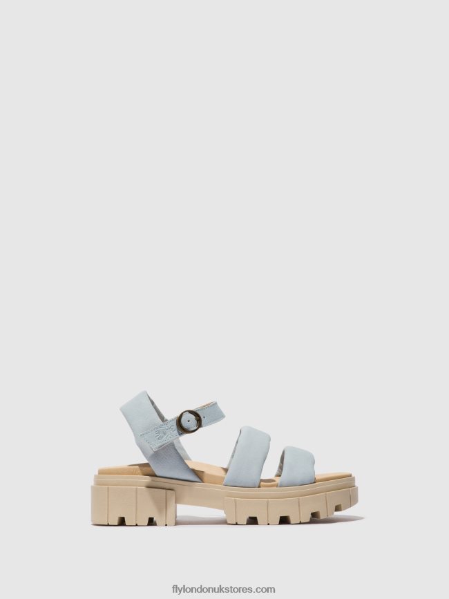 Sling-Back Sandals JELA864 Women Fly London 4V24RT544 SKY BLUE