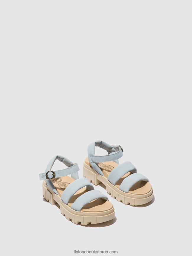 Sling-Back Sandals JELA864 Women Fly London 4V24RT544 SKY BLUE