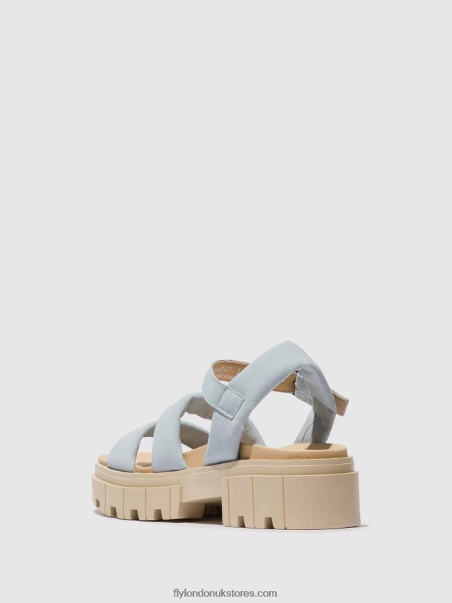 Sling-Back Sandals JELA864 Women Fly London 4V24RT544 SKY BLUE