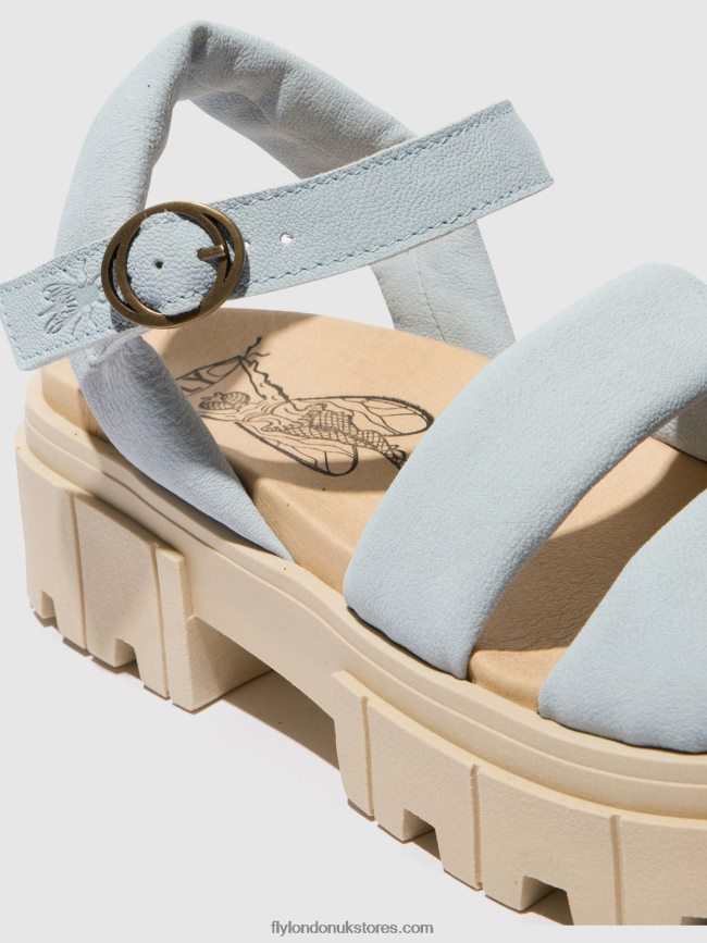 Sling-Back Sandals JELA864 Women Fly London 4V24RT544 SKY BLUE