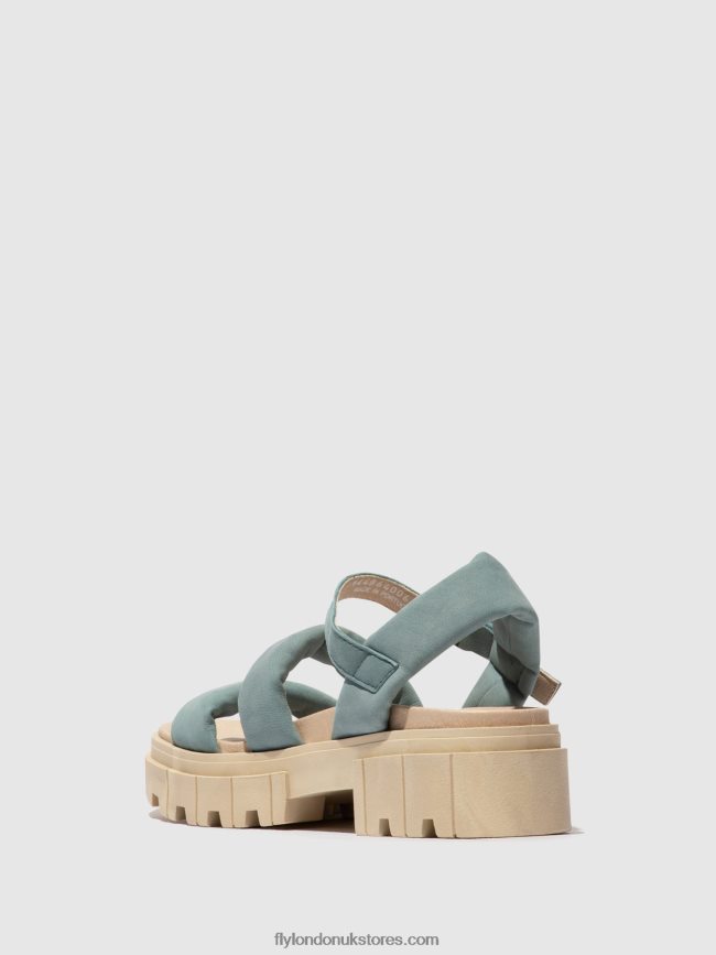 Sling-Back Sandals JELA864 Women Fly London 4V24RT548 PALE BLUE