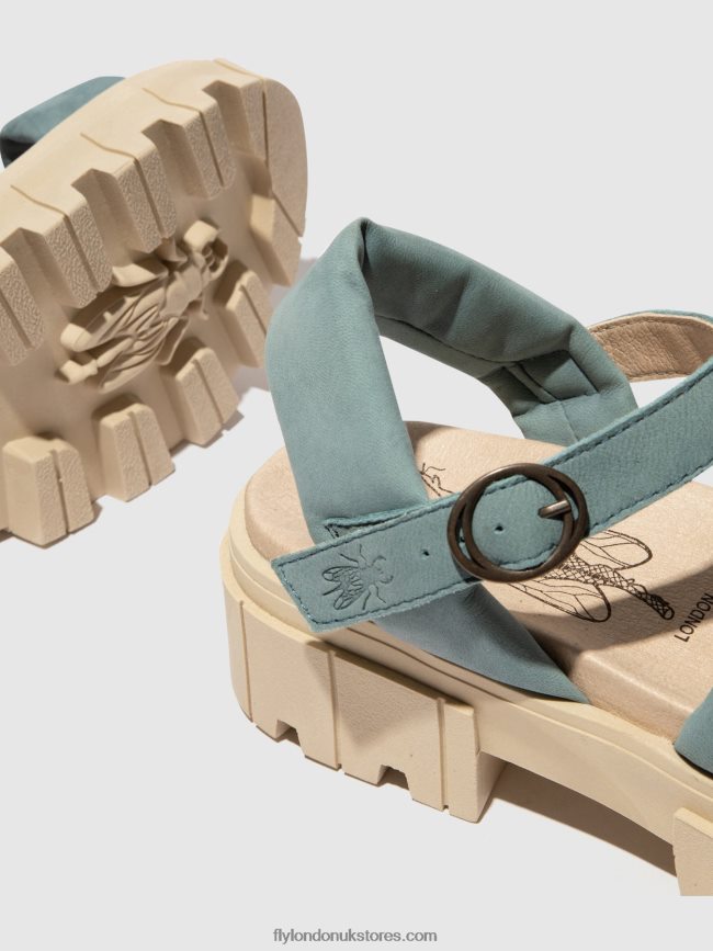 Sling-Back Sandals JELA864 Women Fly London 4V24RT548 PALE BLUE