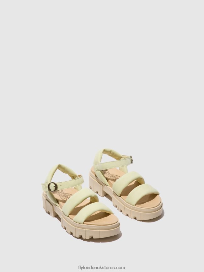 Sling-Back Sandals JELA864 Women Fly London 4V24RT549 PALE YELLOW