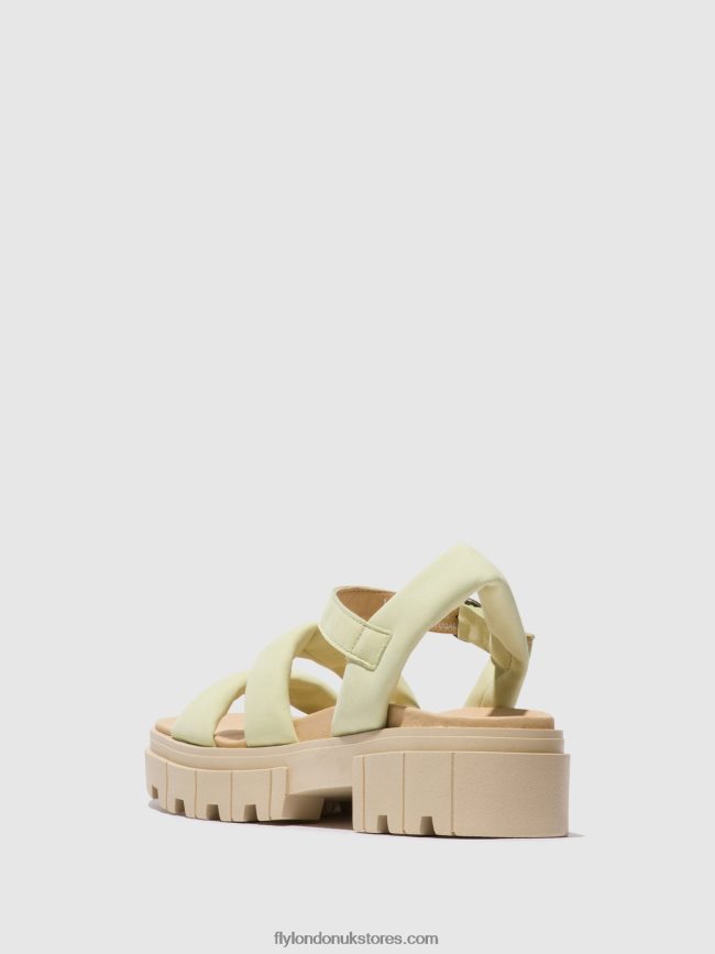 Sling-Back Sandals JELA864 Women Fly London 4V24RT549 PALE YELLOW