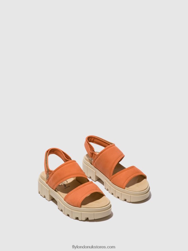 Sling-Back Sandals JIRA865 Women Fly London 4V24RT543 PEACH