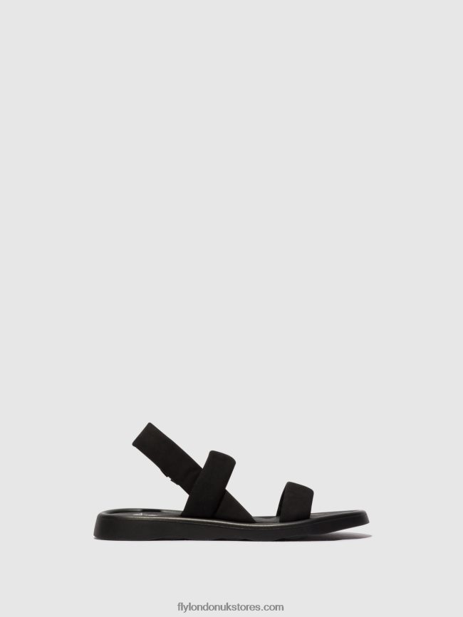 Sling-Back Sandals TERA873 Women Fly London 4V24RT538 BLACK