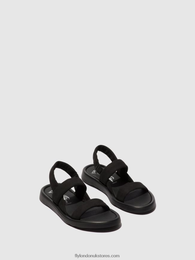 Sling-Back Sandals TERA873 Women Fly London 4V24RT538 BLACK