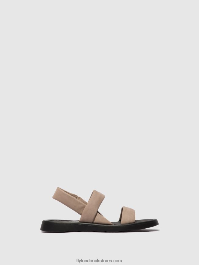Sling-Back Sandals TERA873 Women Fly London 4V24RT539 CONCRETE