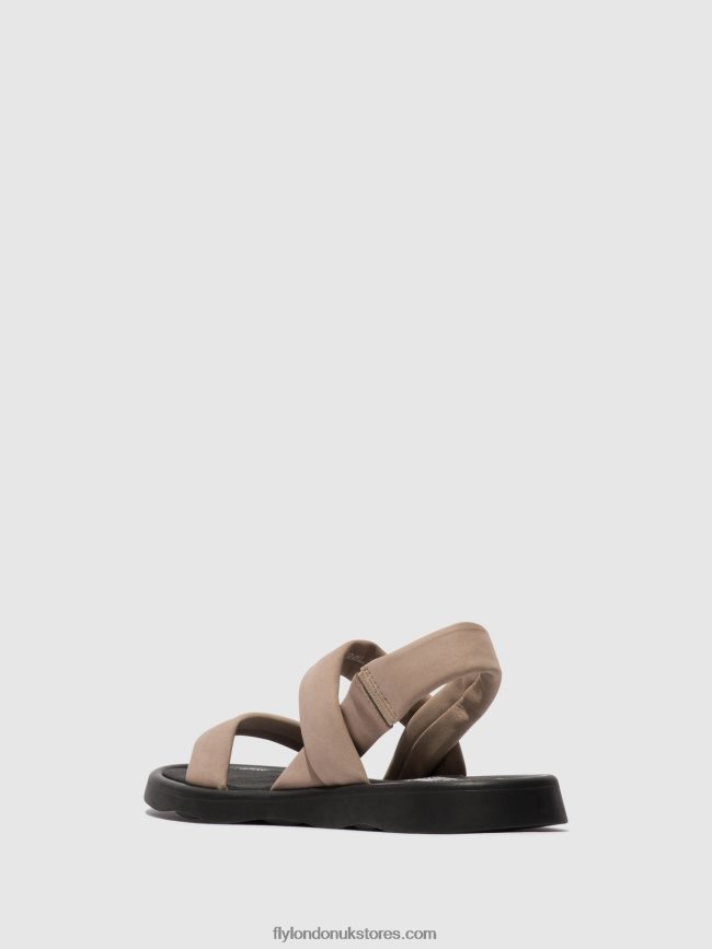 Sling-Back Sandals TERA873 Women Fly London 4V24RT539 CONCRETE