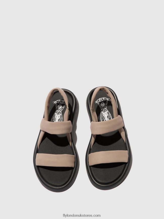 Sling-Back Sandals TERA873 Women Fly London 4V24RT539 CONCRETE