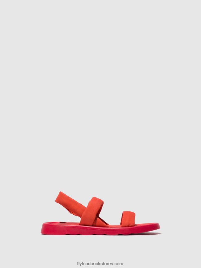 Sling-Back Sandals TERA873 Women Fly London 4V24RT540 DEVIL RED