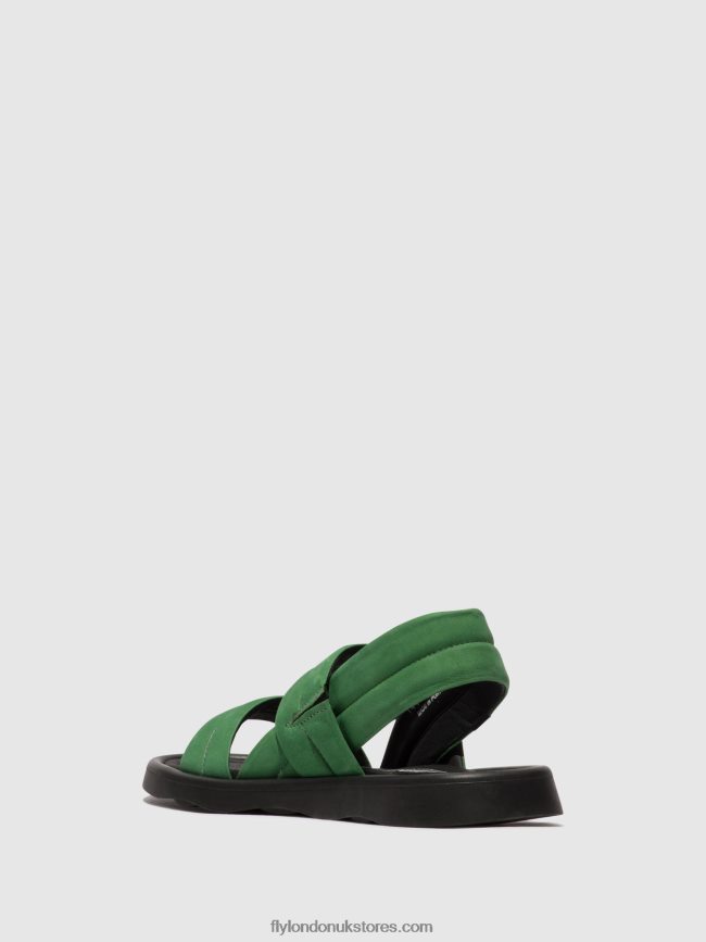 Sling-Back Sandals TOFY941 Women Fly London 4V24RT449 LIME GREEN