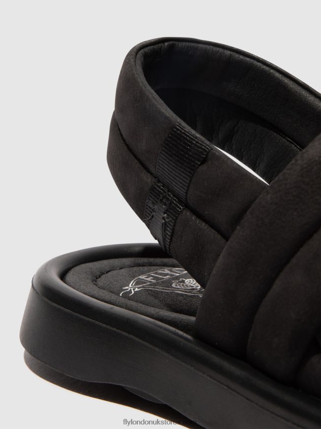 Sling-Back Sandals TOFY941 Women Fly London 4V24RT457 BLACK