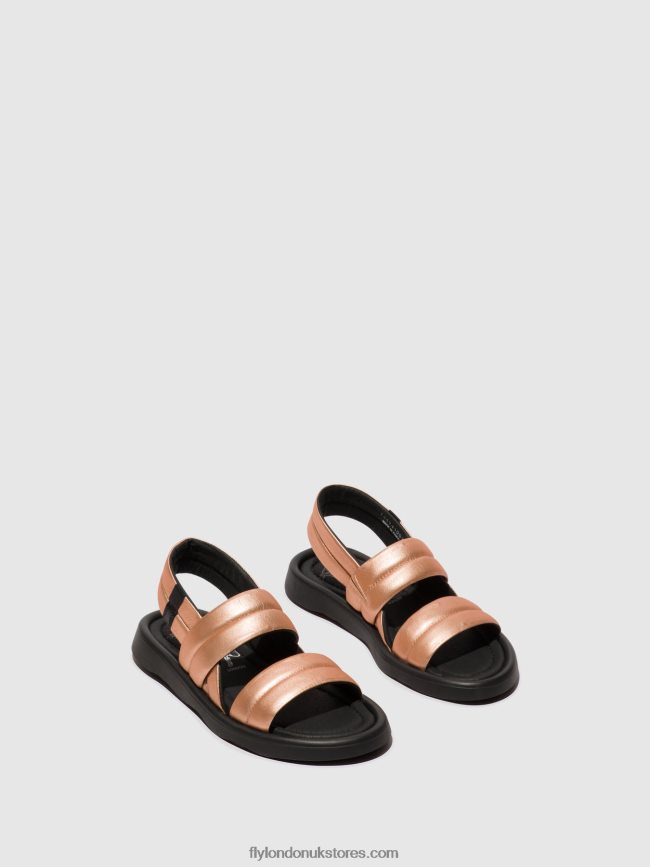 Sling-Back Sandals TOFY941 Women Fly London 4V24RT458 BLUSH GOLD