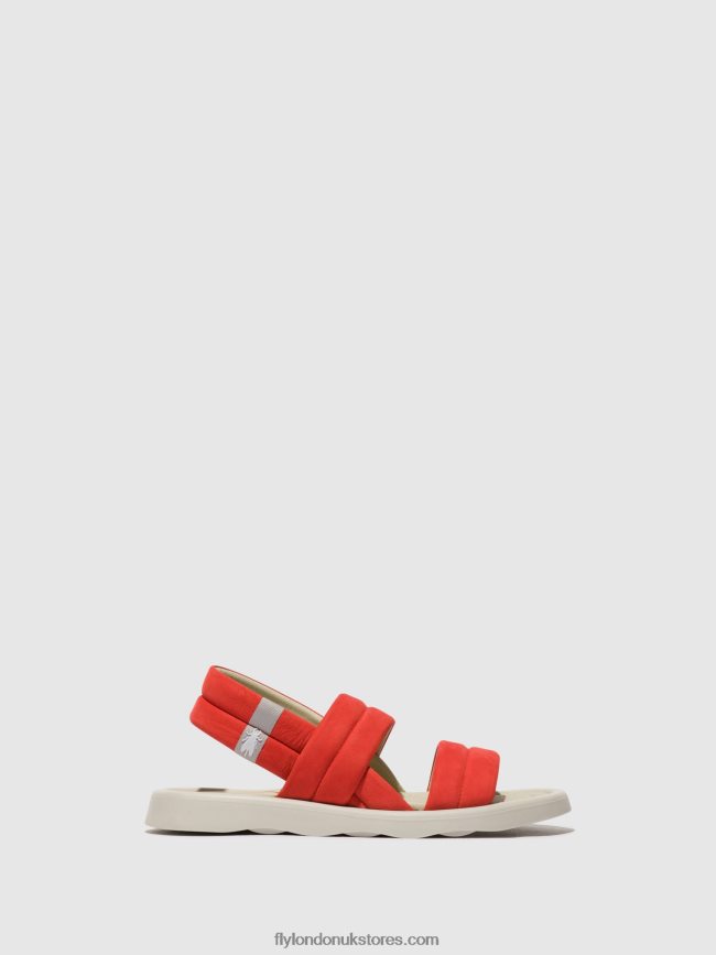 Sling-Back Sandals TOFY941 Women Fly London 4V24RT459 DEVIL RED