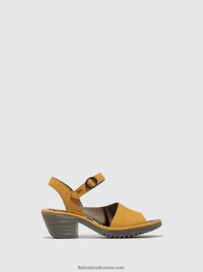 Sling-Back Sandals WELY439 Women Fly London 4V24RT454 BUMBLEBEE
