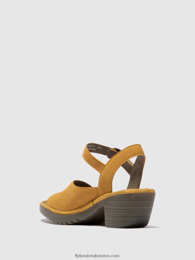 Sling-Back Sandals WELY439 Women Fly London 4V24RT454 BUMBLEBEE