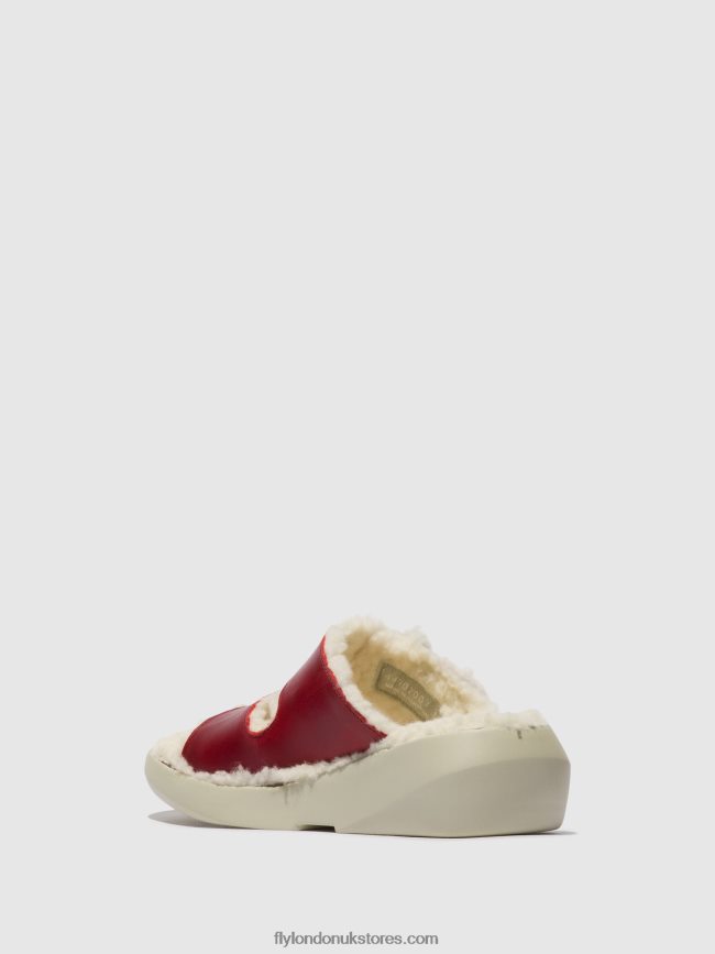 Slip-on Sandals BUGA902 Women Fly London 4V24RT516 RED