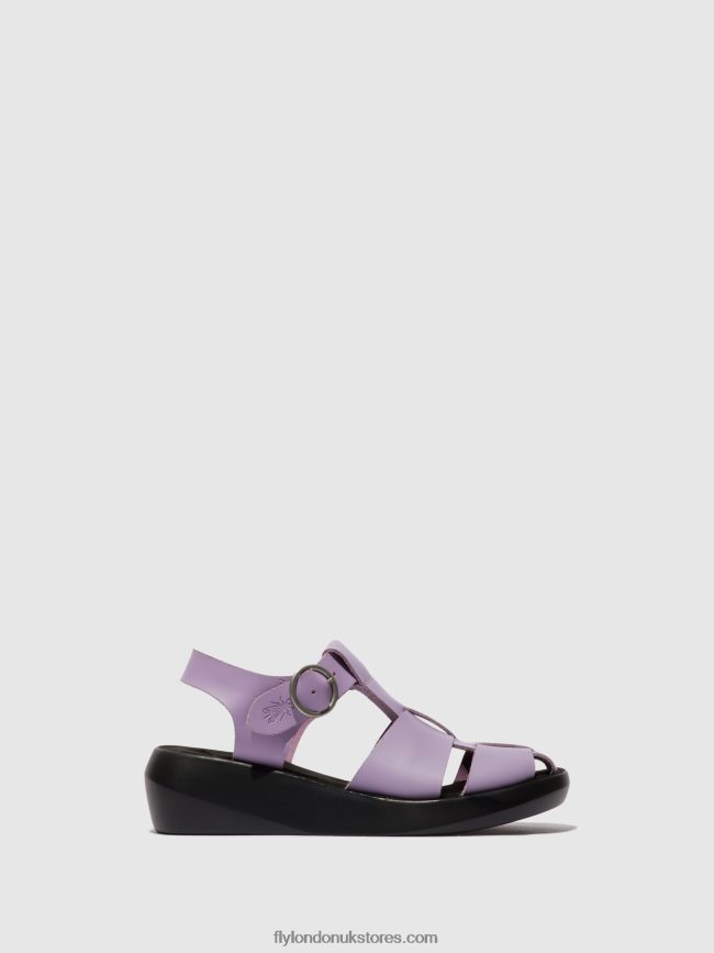 Strappy Sandals BAWE842 Women Fly London 4V24RT429 VIOLET