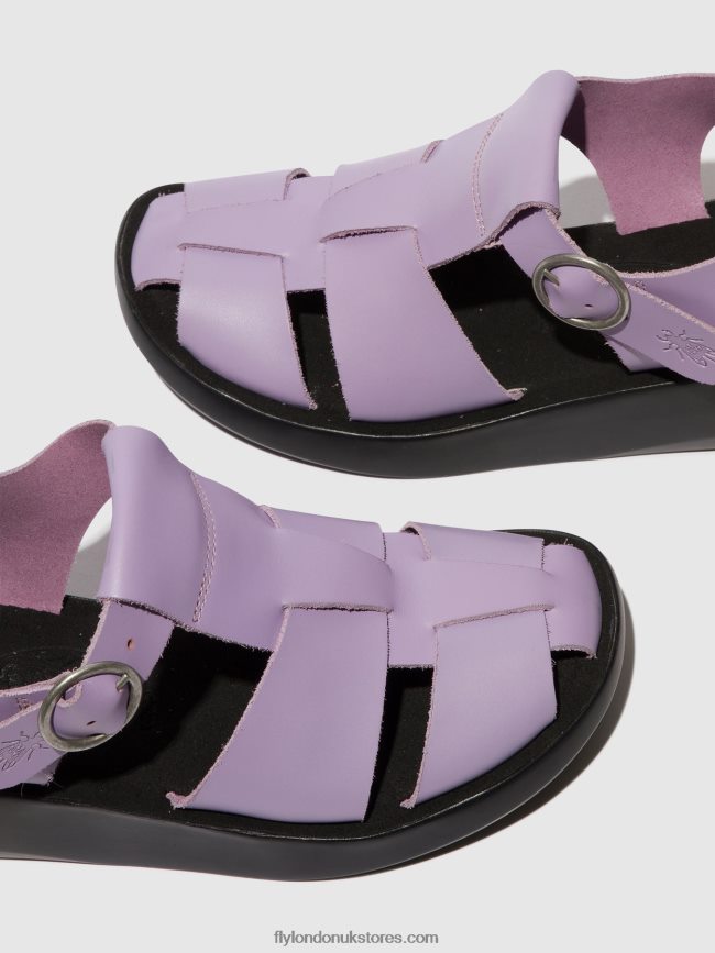 Strappy Sandals BAWE842 Women Fly London 4V24RT429 VIOLET