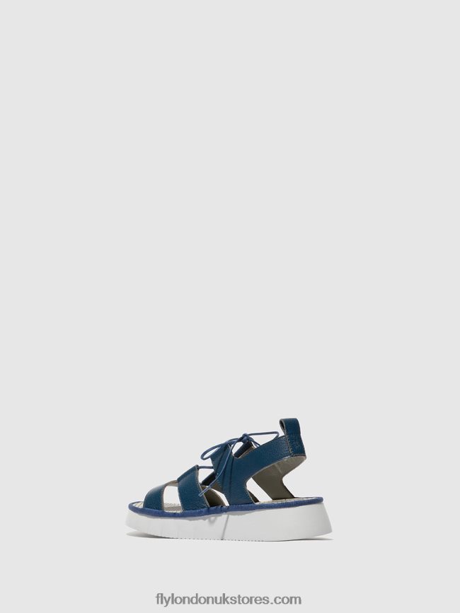 Strappy Sandals CAIO363 Women Fly London 4V24RT571 BLUE