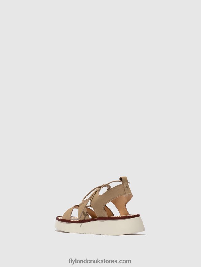 Strappy Sandals CAIO363 Women Fly London 4V24RT574 CLOUD