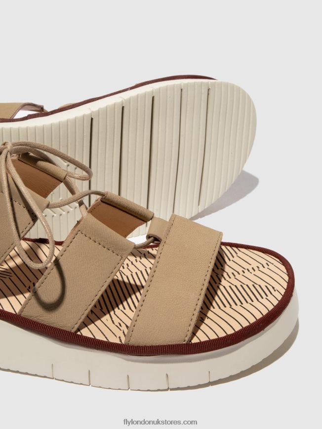 Strappy Sandals CAIO363 Women Fly London 4V24RT574 CLOUD