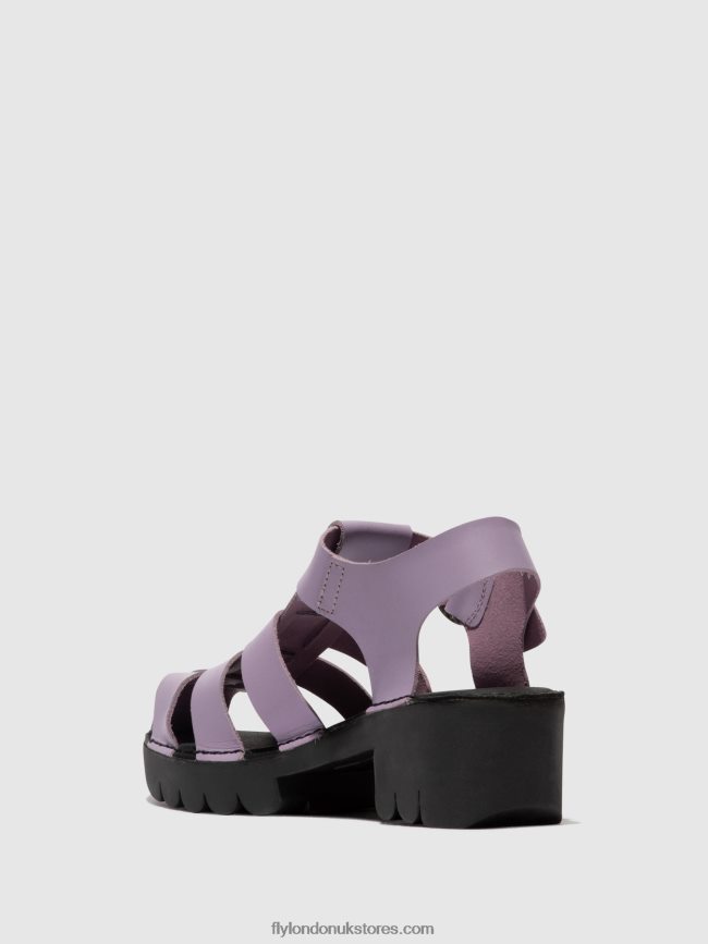 T-Strap Sandals EMME511 Women Fly London 4V24RT407 VIOLET
