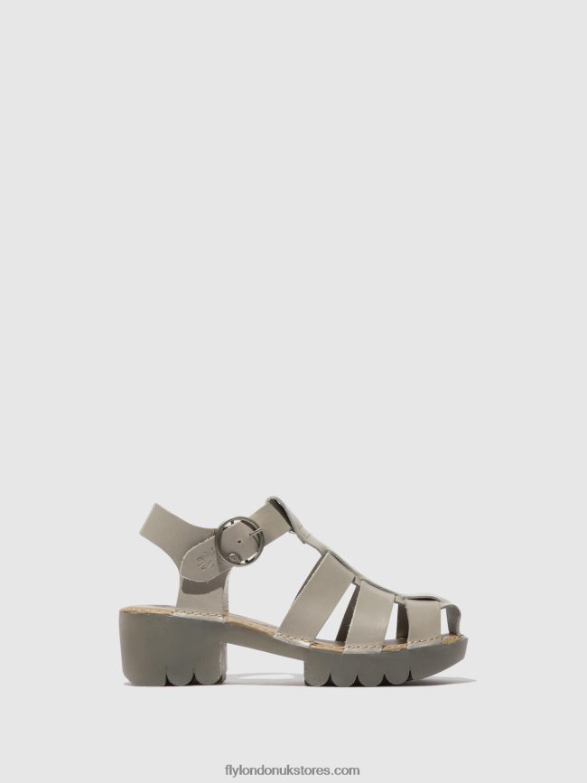 T-Strap Sandals EMME511 Women Fly London 4V24RT582 CLOUD