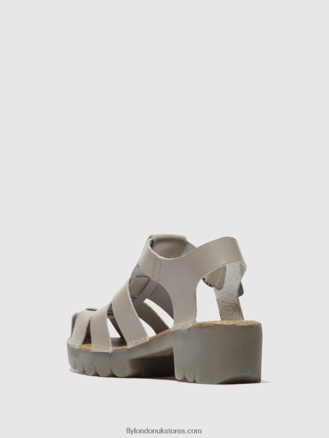 T-Strap Sandals EMME511 Women Fly London 4V24RT582 CLOUD