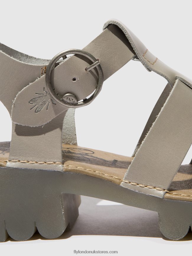 T-Strap Sandals EMME511 Women Fly London 4V24RT582 CLOUD