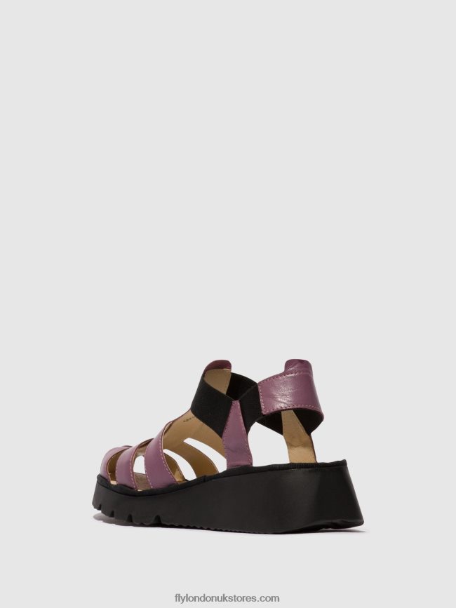 T-Strap Sandals PEFI429 Women Fly London 4V24RT406 VIOLET