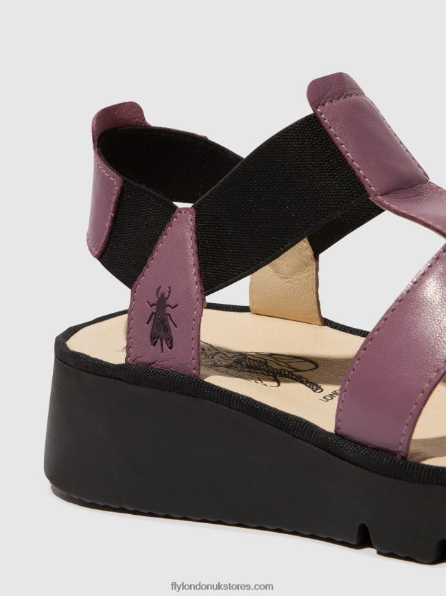 T-Strap Sandals PEFI429 Women Fly London 4V24RT406 VIOLET