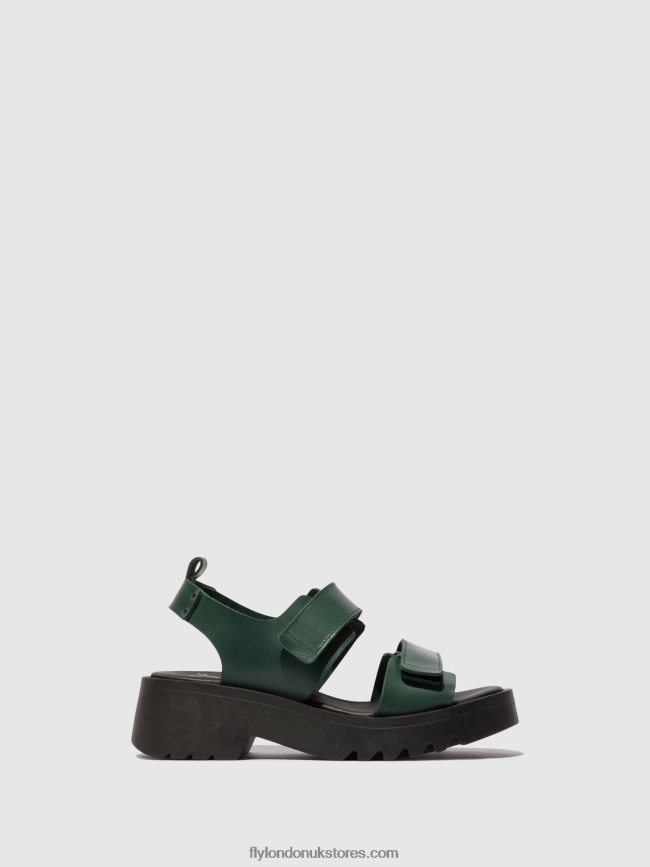 Velcro Sandals MEKA857 Women Fly London 4V24RT392 PETROL