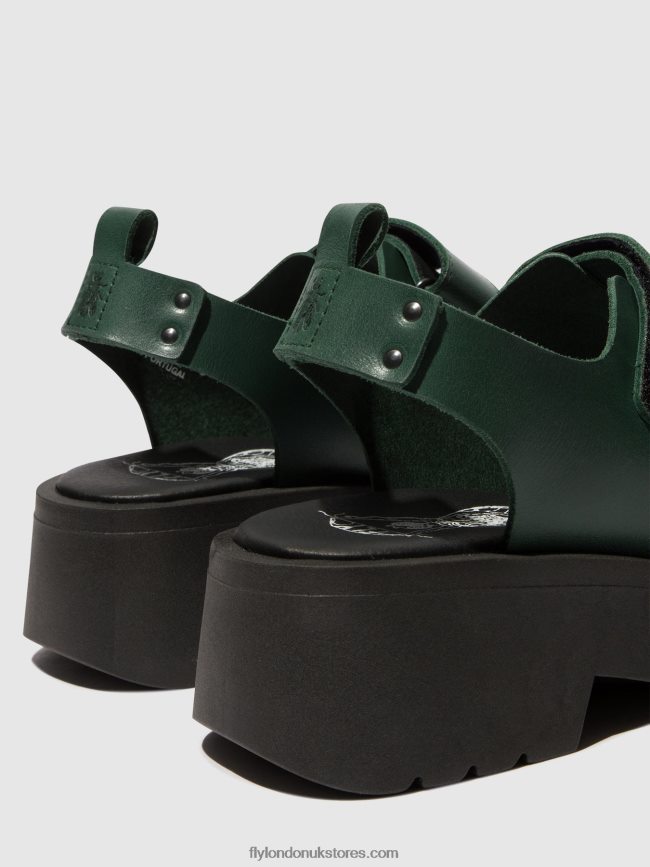 Velcro Sandals MEKA857 Women Fly London 4V24RT392 PETROL