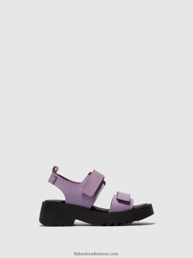Velcro Sandals MEKA857 Women Fly London 4V24RT393 VIOLET