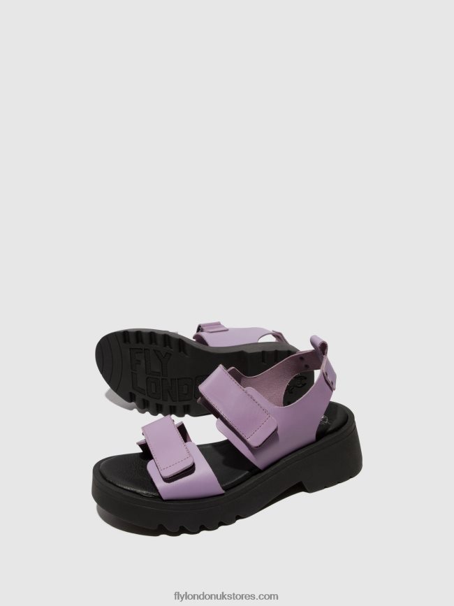 Velcro Sandals MEKA857 Women Fly London 4V24RT393 VIOLET
