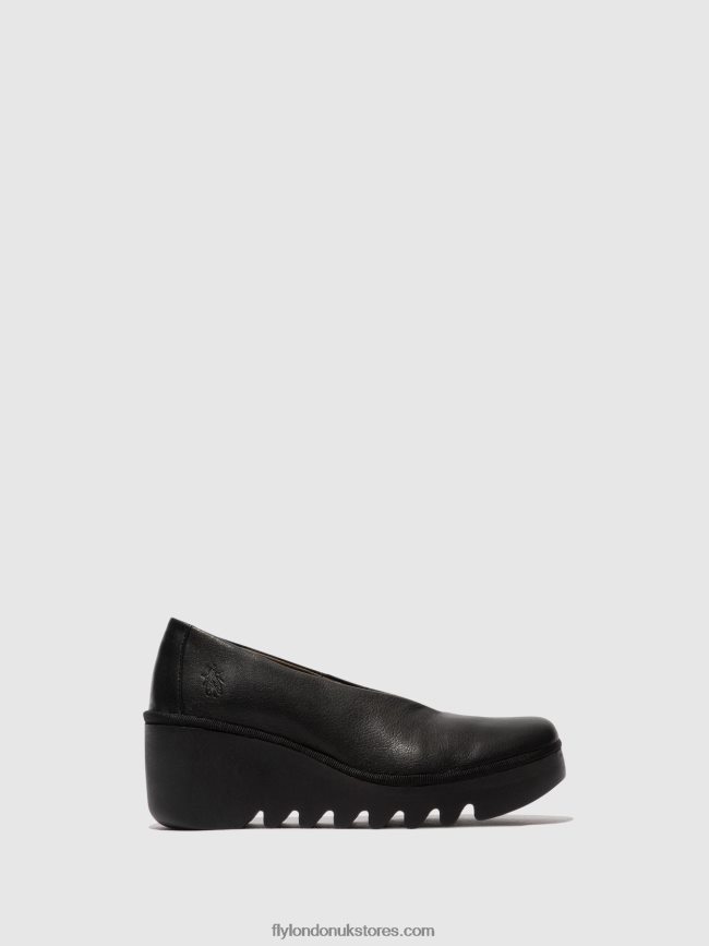 Slip-on Shoes BESO246 Women Fly London 4V24RT619 CERALIN BLACK