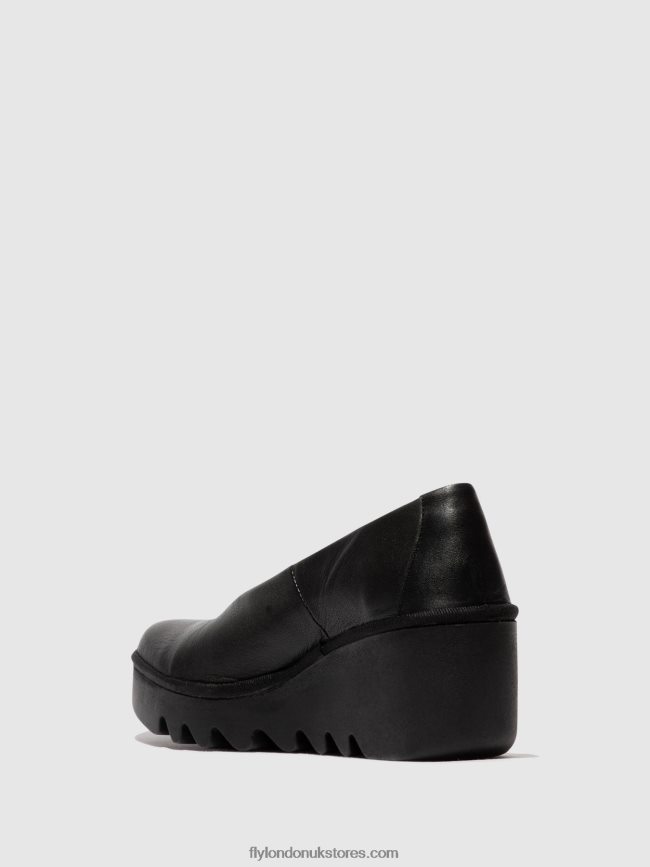 Slip-on Shoes BESO246 Women Fly London 4V24RT619 CERALIN BLACK