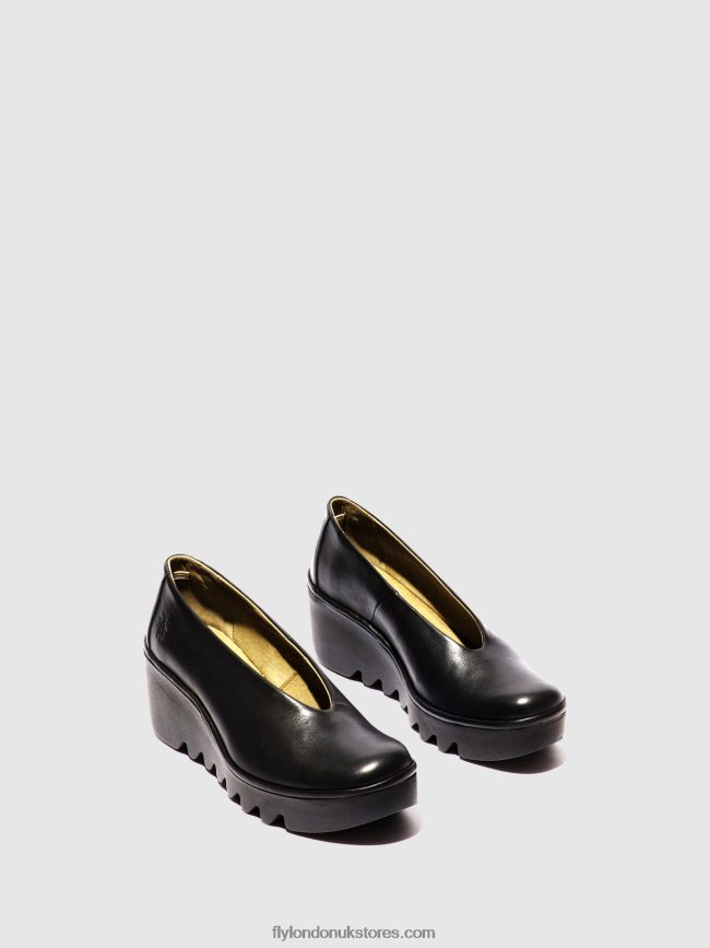 Slip-on Shoes BESO246 Women Fly London 4V24RT672 BLACK