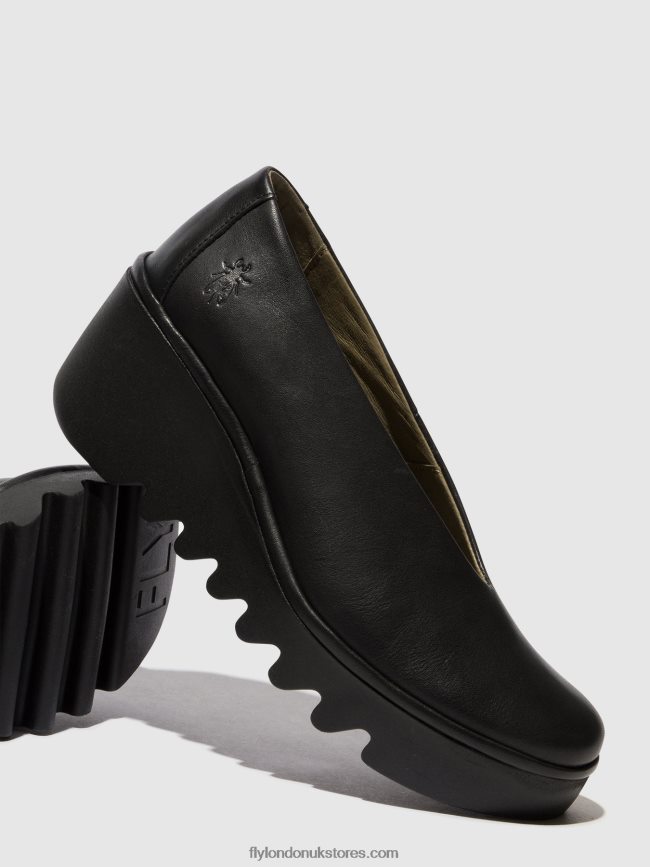 Slip-on Shoes BESO246 Women Fly London 4V24RT672 BLACK