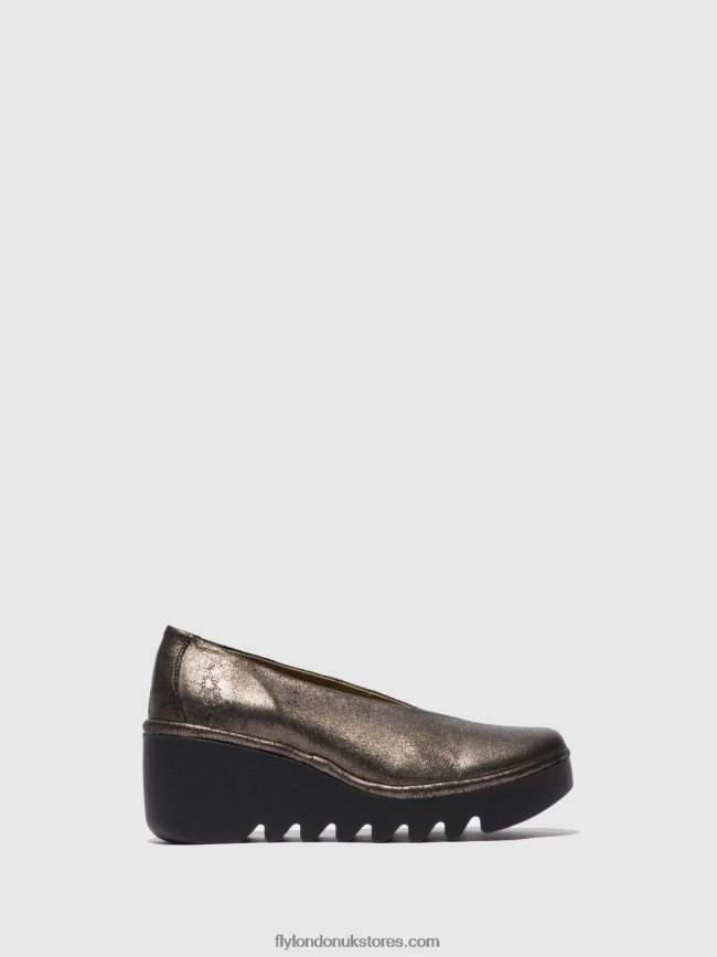 Slip-on Shoes BESO246 Women Fly London 4V24RT695 COOL GRAPHITE