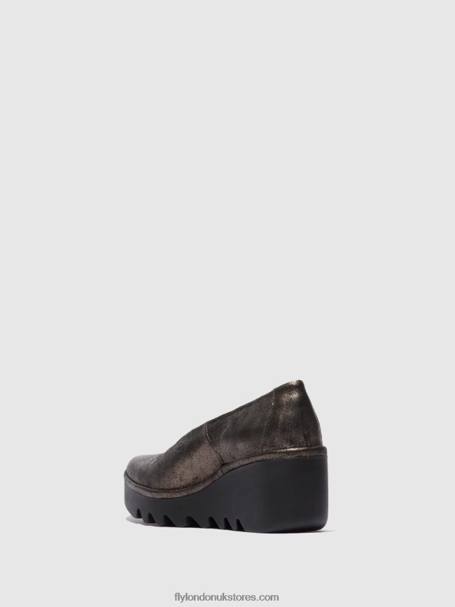 Slip-on Shoes BESO246 Women Fly London 4V24RT695 COOL GRAPHITE