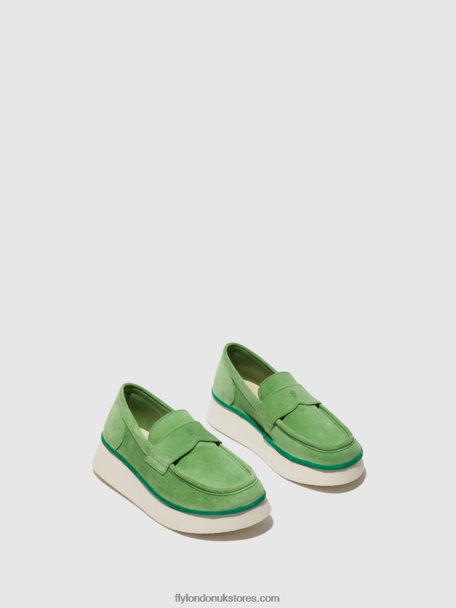 Slip-on Shoes COAF418 Women Fly London 4V24RT639 LIME GREEN